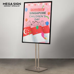 Slim Lightbox – Pole Stand