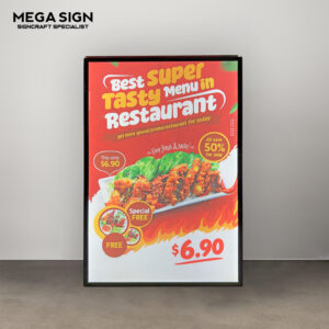 Slim Lightbox – Wall Mount